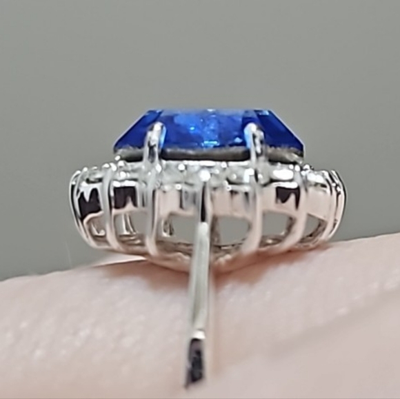 Royal Blue Fashion Ring Size 7 - Picture 3 of 8